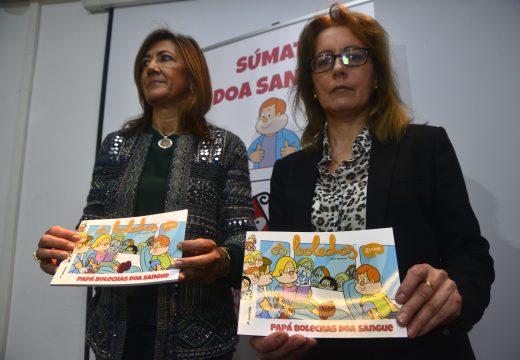 A Axencia Galega de Doazón de Sangue impulsa en Riveira unha campaña de concienciación entre os nenos do municipio